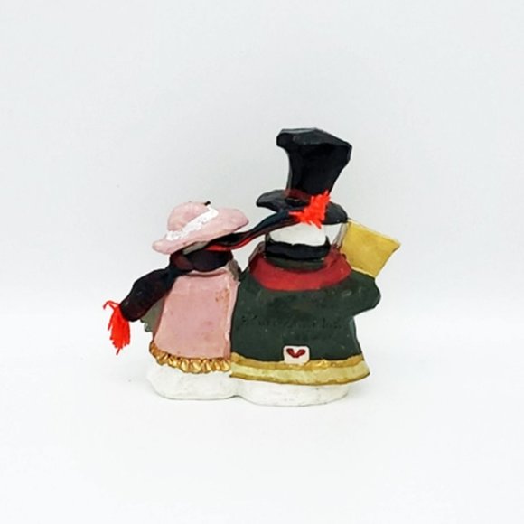 Snowtown Snow Preacher and His Wife Figurine Adler - Picture 2 of 6